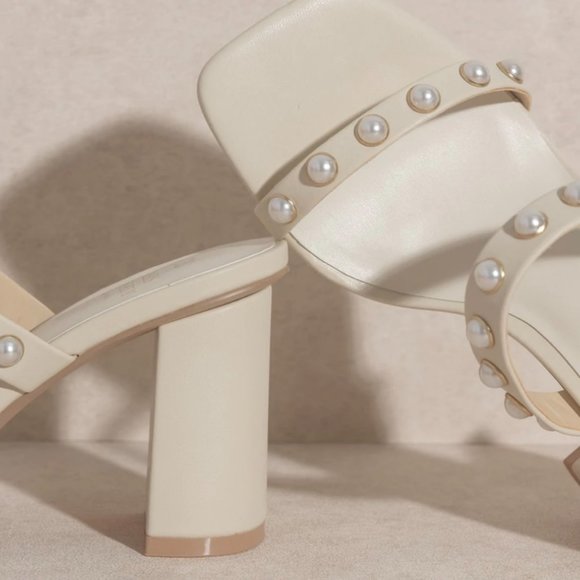 OASIS SOCIETY PEARL STRAP HEELS - Picture 3 of 4